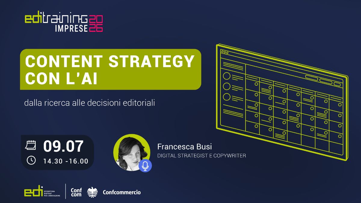 Ultimo appuntamento con la formazione di EDI prima della pausa estiva!