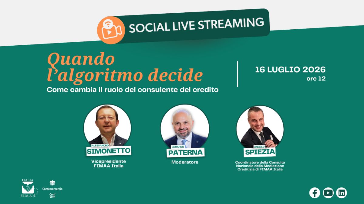 Torna FIMAA social live! L’appuntamento digitale dedicato al futuro in diretta streaming giovedì 16 luglio alle ore 12:00.
