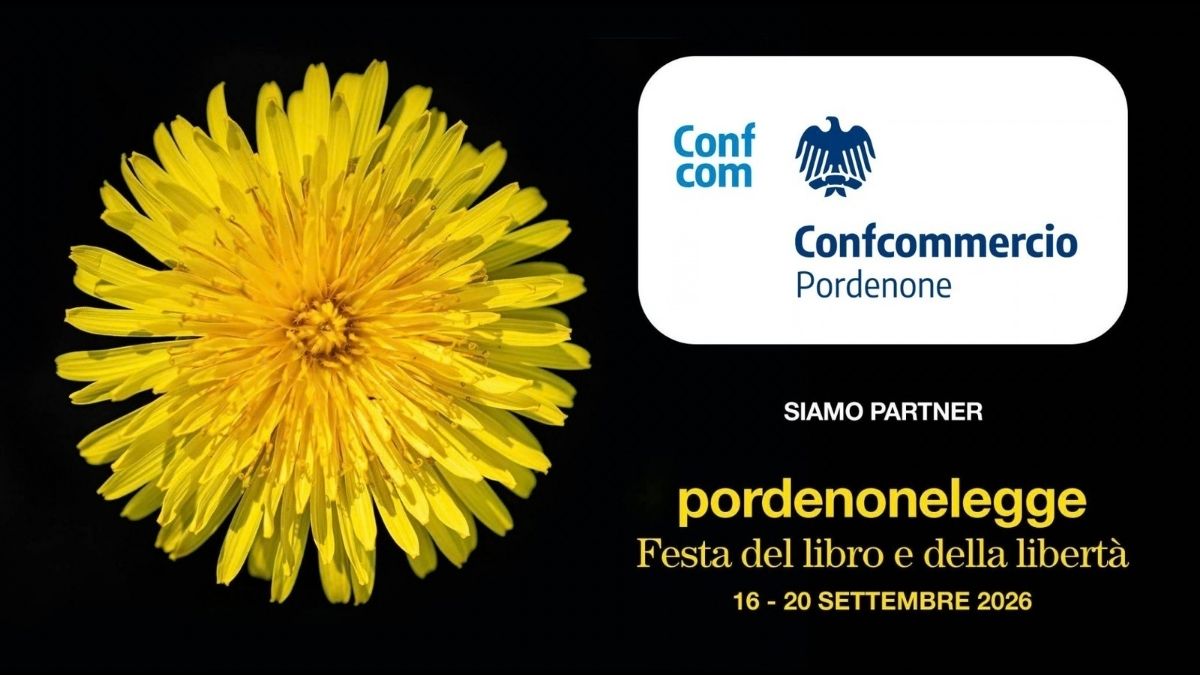 Confcommercio Pordenone partner di PordenoneLegge 2026.