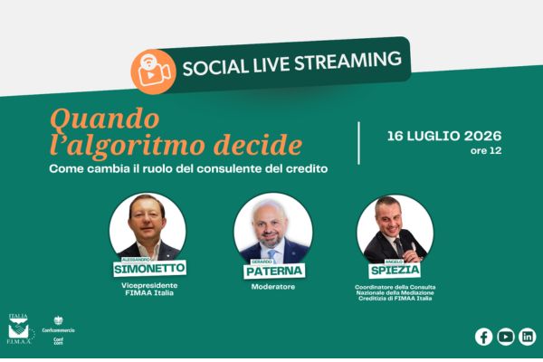 Torna FIMAA social live! L’appuntamento digitale dedicato al futuro in diretta streaming giovedì 16 luglio alle ore 12:00.