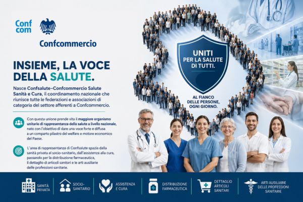 Nasce Confsalute-Confcommercio: Michele Vietti alla guida del nuovo gigante della sanità privata.