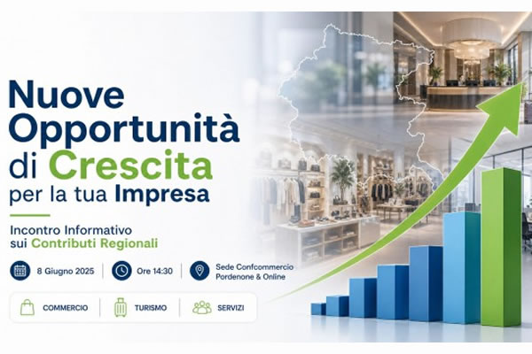 In arrivo nuovi strumenti di sostegno per le imprese del territorio: incontro informativo il 8 giugno 2026.